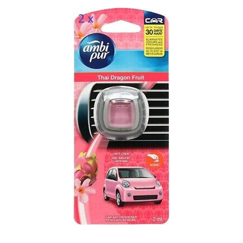 I1 Ambipur Car Mini Clip Air Freshener Dragon Fruit 2.2ml