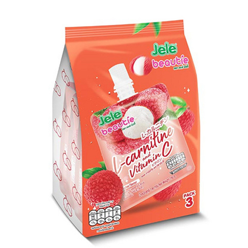 Jele Beautie L-Carnitine and Vitamin C Lychee Flavor 140g 1x3