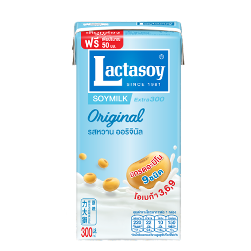 Lactasoy Soy Milk UHT Sweet Flavored 300ml