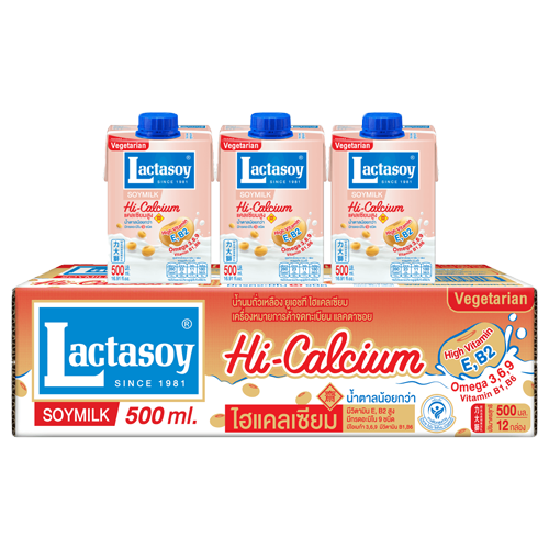 Lactasoy Poy Milk UHT J 500ml 1x12