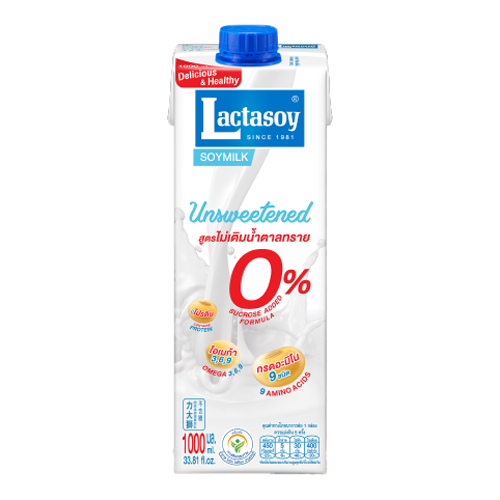 ®Lactasoy Soy Milk UHT Unsweetened Flavored 1000ml