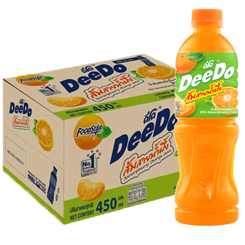 ®DeeDo Honeysuckle Orange Juice 450ml 1X6x4