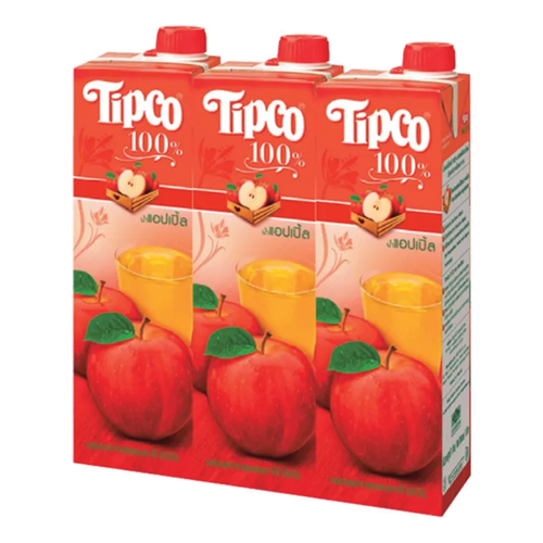 Tipco 100% Apple Juice 1000ml 1x3