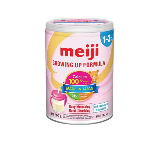 Meiji Milk Powder Iron And Calcium 100% For 1 - 3 Y 800g