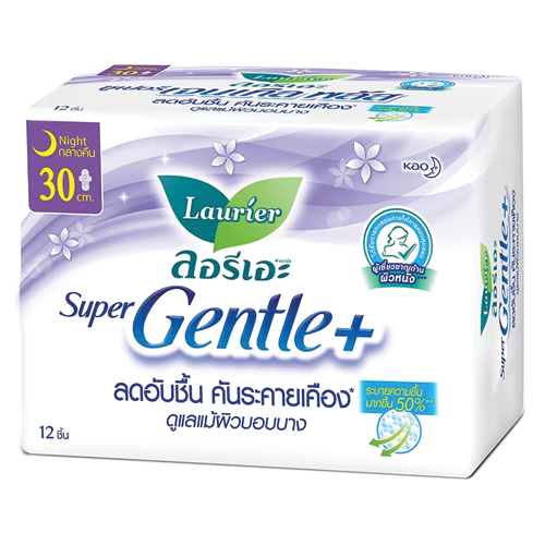 ®Laurier Super Gentle Plus Night Wing 12p 30cm