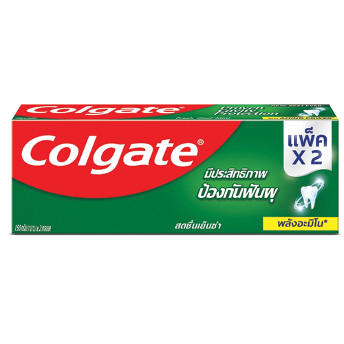 Colgate Toothpaste Proven Cavity Protechtion Fresh Cool Mint Pack 2 150g