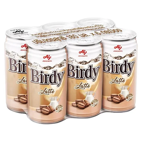 Birdy Coffee Latte Less Sugar 180ml 1x6