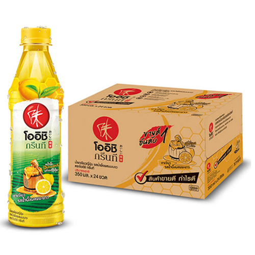 Oishi Green Tea Honey Lemon 380ml 1x6x4