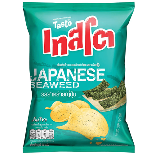 Tasto Potato Chip Seaweed Flavored 75g