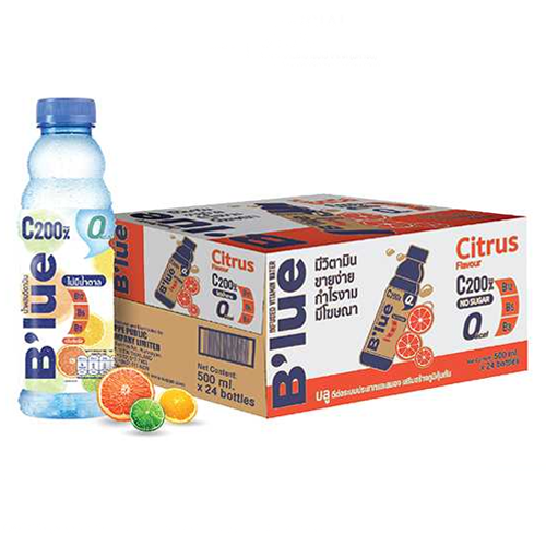 I1 B'lue Vitamin Water Citrus Flavour 500ml 1x6x4