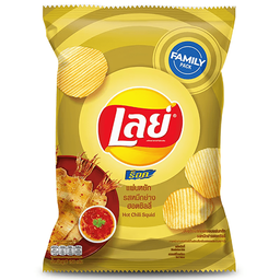 Lay's Rock Hot Chill Squid 158g / (Unit)