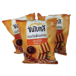 Sunbites ລົດບາບີຄີວ 54 g 1x3 / (Pack)