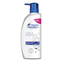 Head & Shoulders Shampoo Clear & Balanced 480ml / (หน่วย)