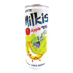 I1 Lotte Milkis apple Soda Beverage 250ml / (단위)