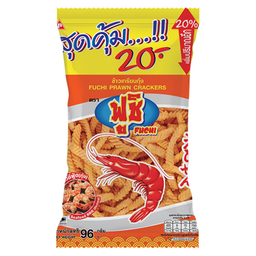 Fuchi prawn crackers  BBQ flavour 96g / (Unit)