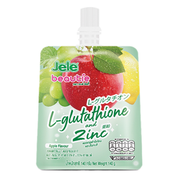 Jele Beautie L-Glutathione and Zinc Apple Flavor 140g / (Unit)