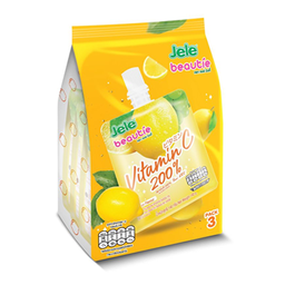 Jele Beautie Carageenan L Carnitine and Orange Juice (Orange) 140g 1x3 / (Pack)