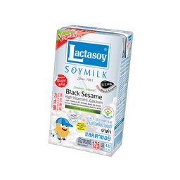 Lactasoy Soy Milk UHT Black Sesame 125ml / (หน่วย)