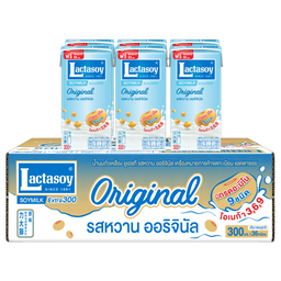 Lactasoy Poy Milk UHT Sweet Flavored 300ml 1x6x6 / (Box)