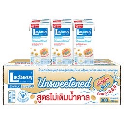 Lactasoy Poy Milk UHT Unsweetened Flavored 300ml 1x6x6 / (Box)