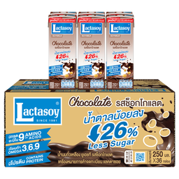 Lactasoy Poy Milk UHT Chocolate Flavored 300ml 1x6x6 / (Box)