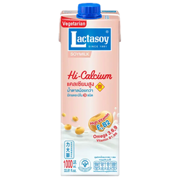 Lactasoy Soy Milk UHT Hi-Calcium 1000ml / (หน่วย)