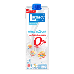 ®Lactasoy Soy Milk UHT Unsweetened Flavored 1000ml / (หน่วย)