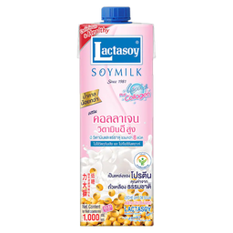 Lactasoy Soy Milk UHT Collagen Fiber 1000ml / (件)