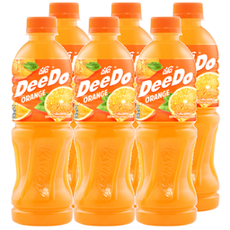 DeeDo Orange Juice 450ml 1X6 / (Pack)