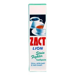 Zact Whitening Toothpaste Removing Tar Teeth Stain Tea Coffee Whiten 160G / (Unit)