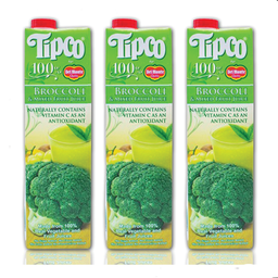 Tipco Broccoli & Mixed Fruit Juice 1000ml 1x3 / (Pack)