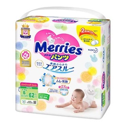 I1 Pamper Merries Size S 4-8 Kg 62 pcs / (Unit)