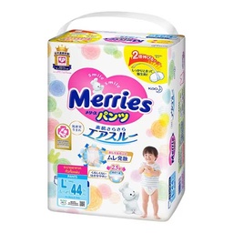 Pamper Merries Size L9-14Kg 44 pcs / (件)