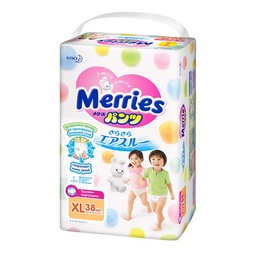 I1 Pamper Merries Size XL12-22Kg 38 pcs / (件)