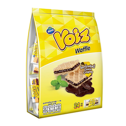 Voiz waffle choco crispy 8g / (หน่วย)