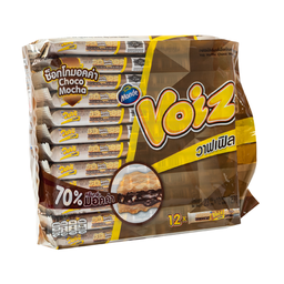 Voiz Waffle Choco Mocha Flavor 23g / (Unit)