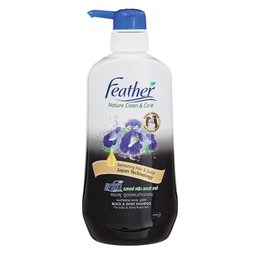 I1 Feather Nature Clean and Care Black and Shine Shampoo 450ml / (Unit)