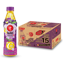 Oishi Green Tea Kyoho Grape Flavour 380ml 1x6x4 / (Box)