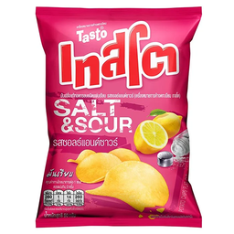 Tasto Potato Chip Salt & Sour Flavored 42g / (หน่วย)